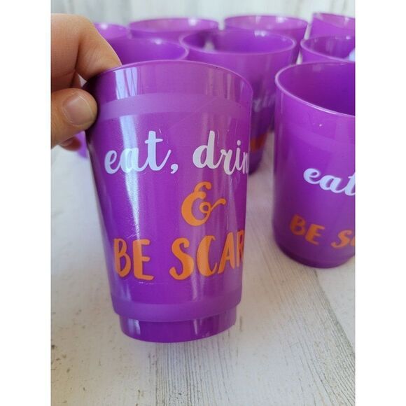Eat Drink be scary‎ Halloween party cup set decor - Picture 3 of 7